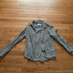 Madewell Men's Checkered shirt - DarkBrown/Black size M